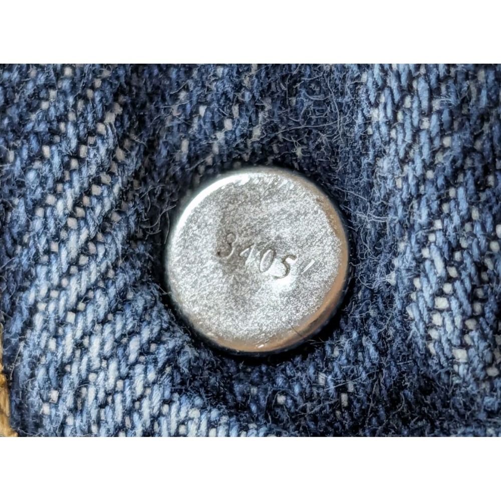Levi's 505 Jeans Mens 36x34 Blue Straight Fit Regular Wash Denim Lesotho 3405 - Picture 7 of 12